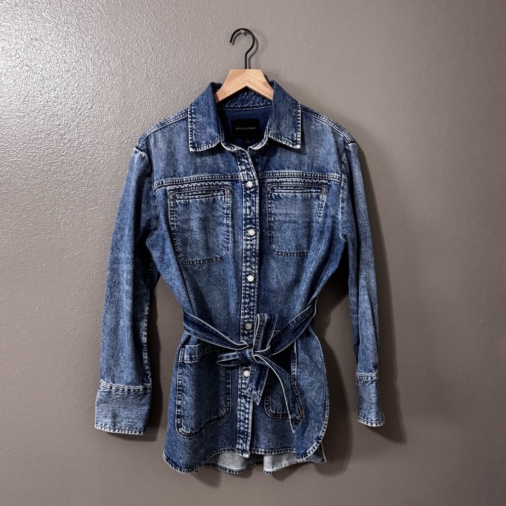 Banana Republic Blue Denim Jacket